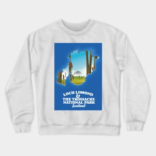 loch lomond & the trossachs national park Crewneck Sweatshirt